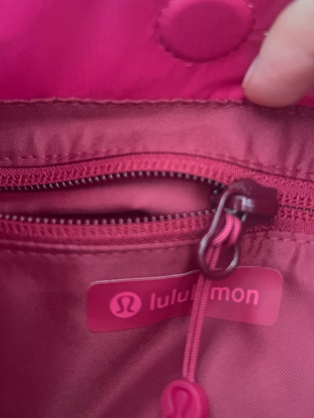 lululemon athletica Bright Pink Quilted Hobo Shoulder Bag
